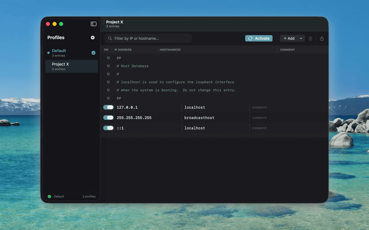 Hosts Manager Screenshot 3