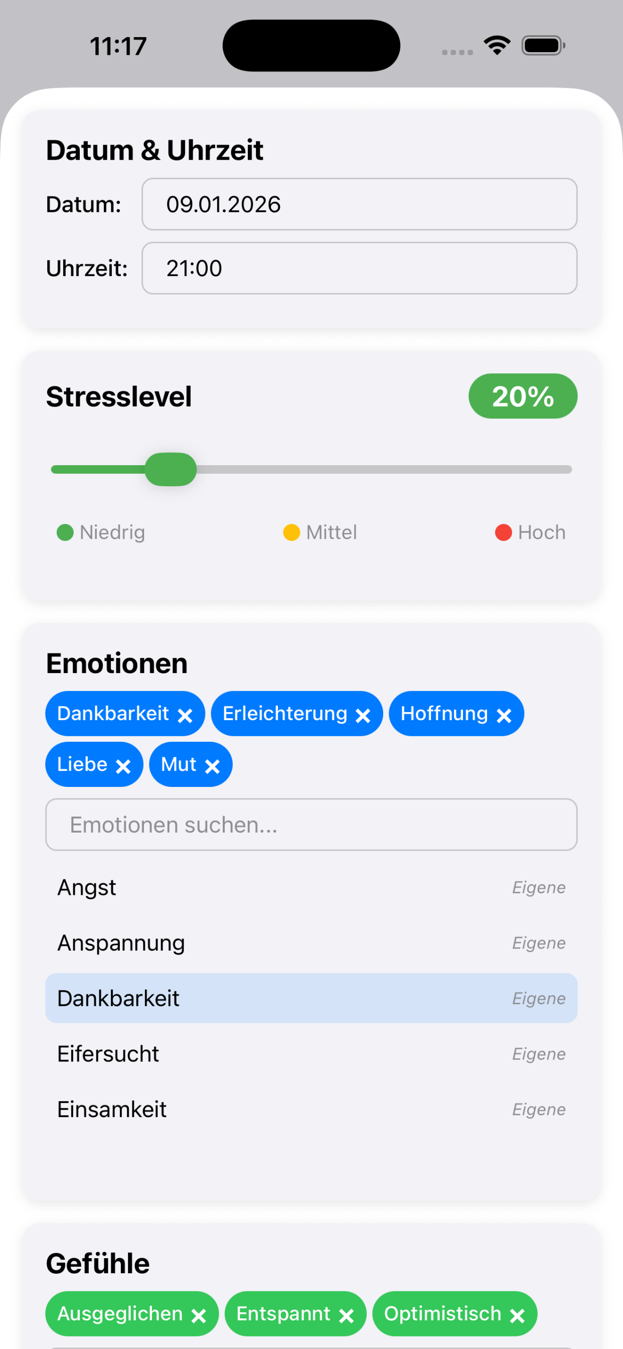 Stresstagebuch Screenshot 6